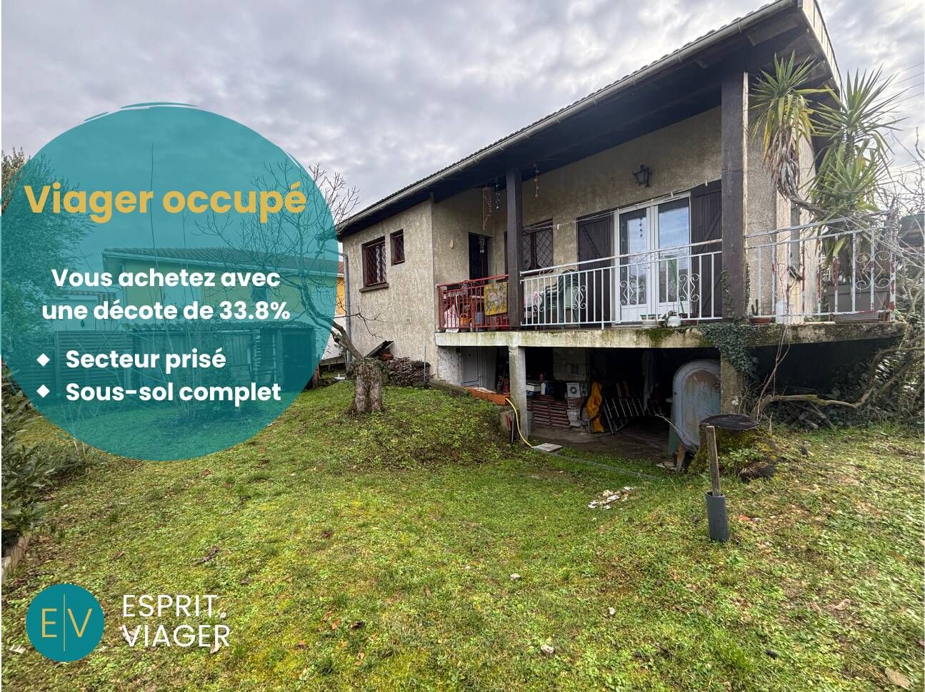 Viager occupé - Maison 4 pièces – PESSAC (33)