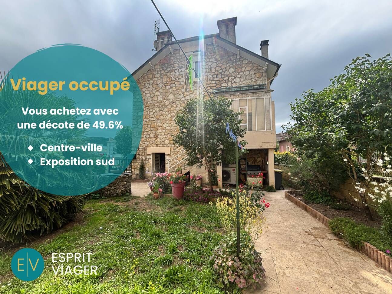 Viager occupé - Maison 4 pièces – TERRASSON-LAVILLEDIEU (24)