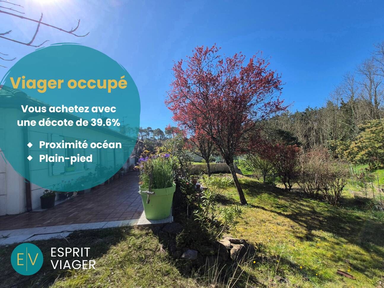 Viager occupé - Maison 4 pièces - LE VERDON-SUR-MER (33)