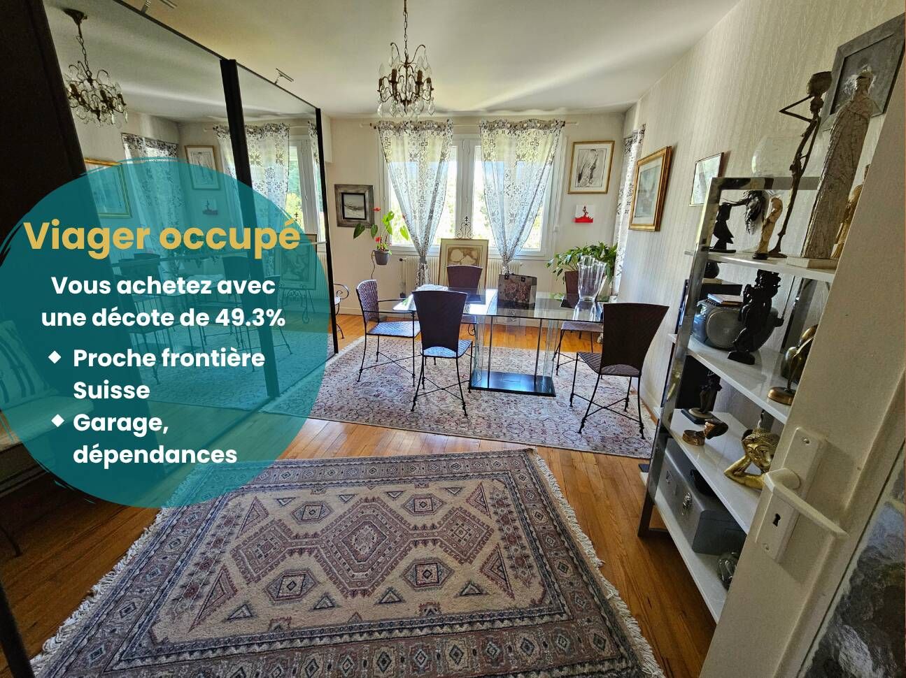 Viager occupé - Appartement 4 pièces - MAICHE (25)