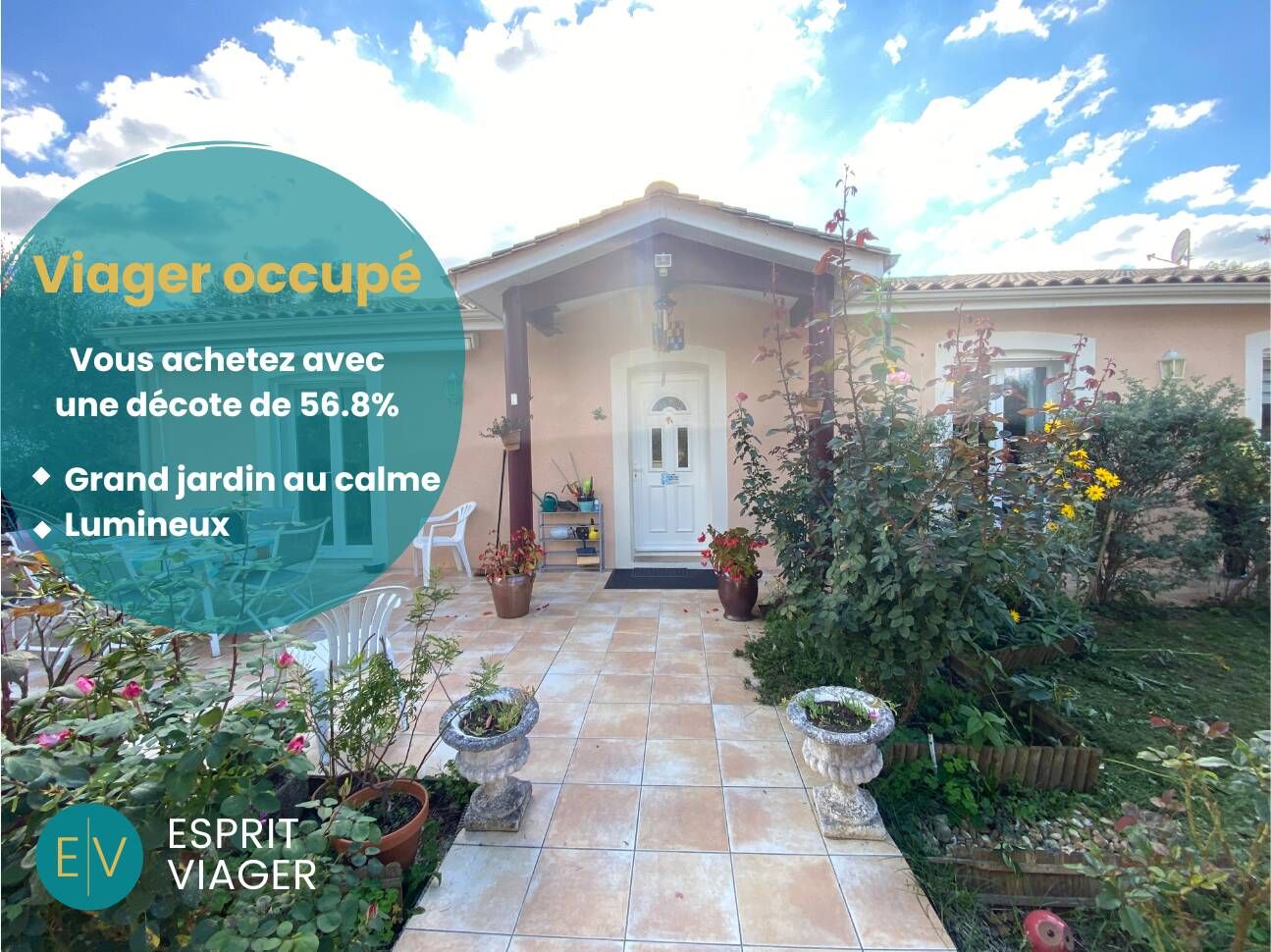 Maison 5 pièces – ANNESSE-ET-BEAULIEU – viager occupé